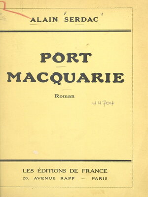 cover image of Port-Macquarie